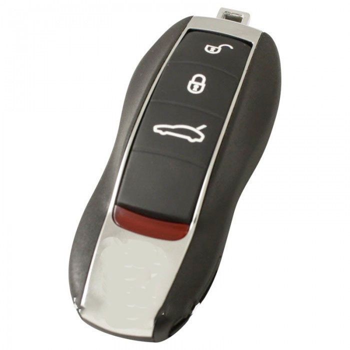 Porsche 3-knapps smart nyckel med elektronik 434MHZ - PCF7953 transponder main product photo