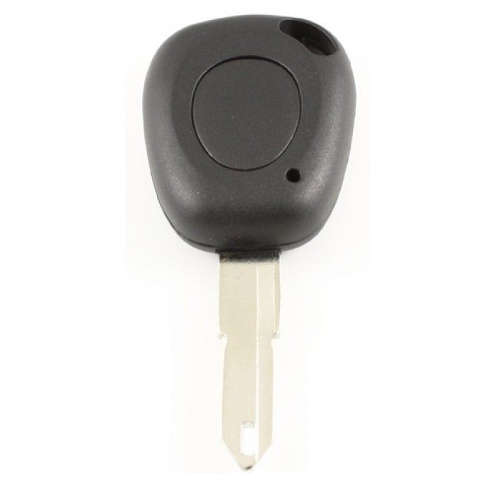 Renault 1-knapps nyckelhus runt - nyckelblad med skåra i spetsen (modell 1) main product photo
