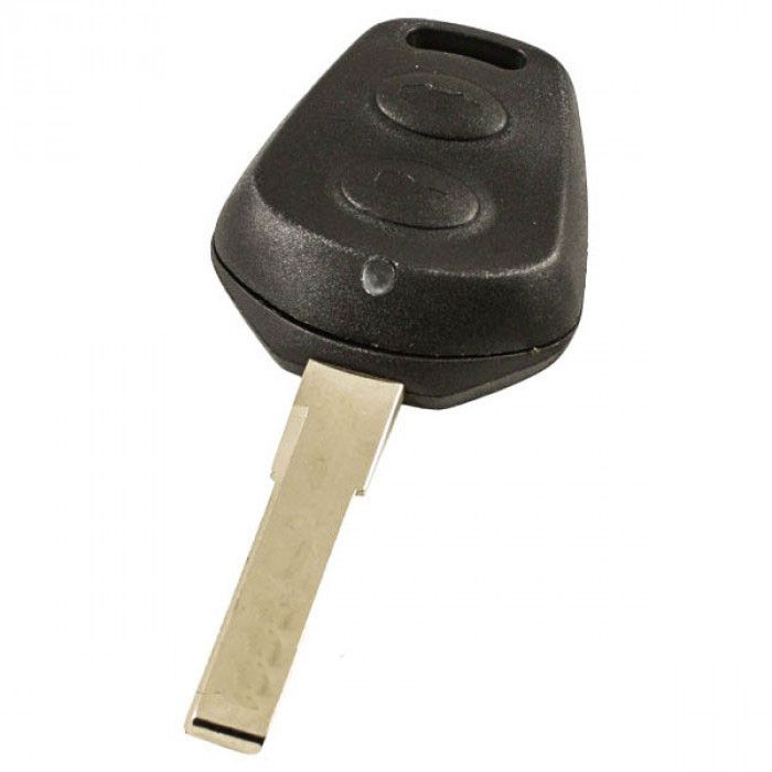 Porsche 2-knapps nyckelhus - nyckelblad rakt (modell 2) main product photo