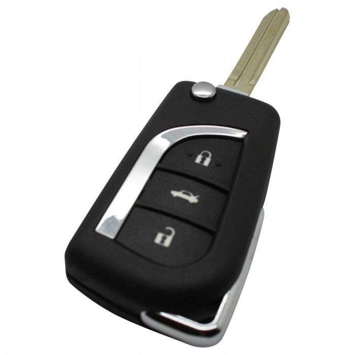 Toyota 3-knapps vikbar nyckel - nyckelbladets spets main product photo