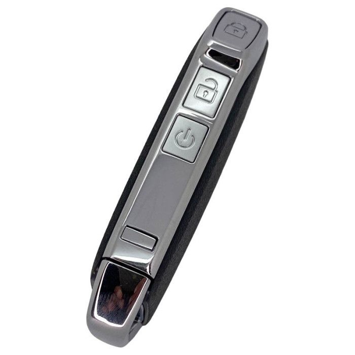 Kia Smart Key-hus med 3 knappar - nyckelblad rakt - batterihållare typ 1 main product photo