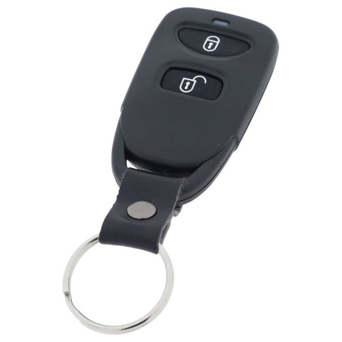 Hyundai fjärrkontroll med 2 knappar och panikknapp - batteri i höljet main product photo
