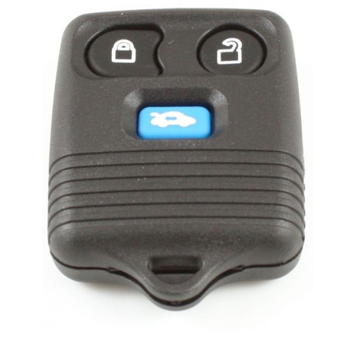 Ford 3-knapps fjärrkontroll med elektronik 433 MHZ - blå knapp main product photo