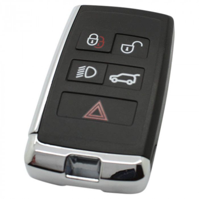 Land Rover 5-knapps smart nyckel med elektronik 433MHZ - ID49-transponder för bland annat Range Rover main product photo