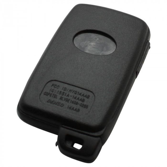 Toyota 2-knapps Smart Key med elektronik 433MHZ - ID47 transponder - FSK F433-kort - Toyota Carolla