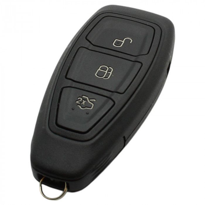 Ford 3-knapps smart nyckel med elektronik 433MHZ - PCF7953 - ID49-transponder main product photo