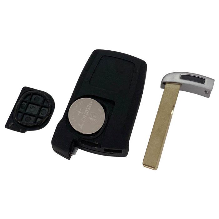 BMW 4-knapps smart nyckelhus med elektronik 868MHZ - PCF7942 transponder