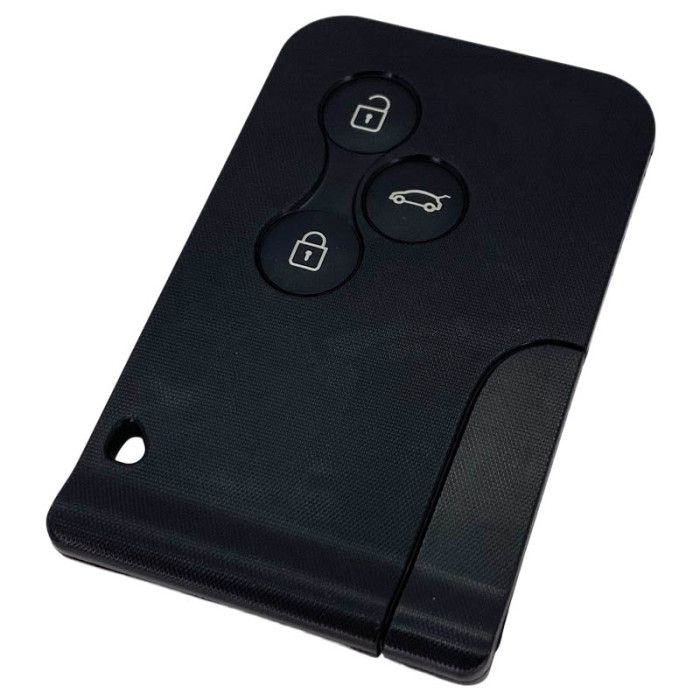Renault Megane 3-knapps smartkort - nyckelbitspunkt med elektronik 434MHZ - PCF7942A transponder - Keyless Go main product photo