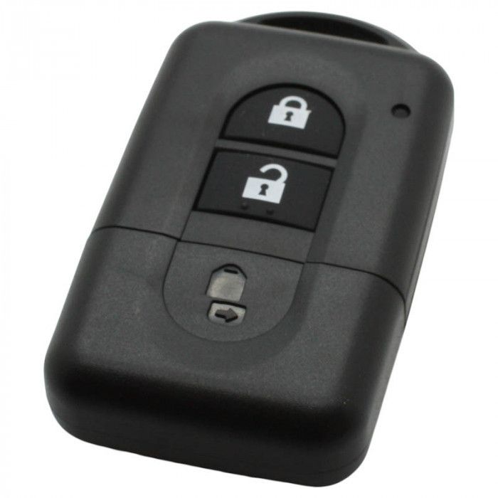 Smart nyckel för Nissan med 2 knappar och elektronik 433MHZ - ID60-transponder main product photo