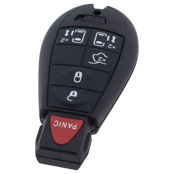 Chrysler 5-knapps smart nyckel med panikknapp med elektronik - ID46 PCF7941 - M3N5WY783X main product photo