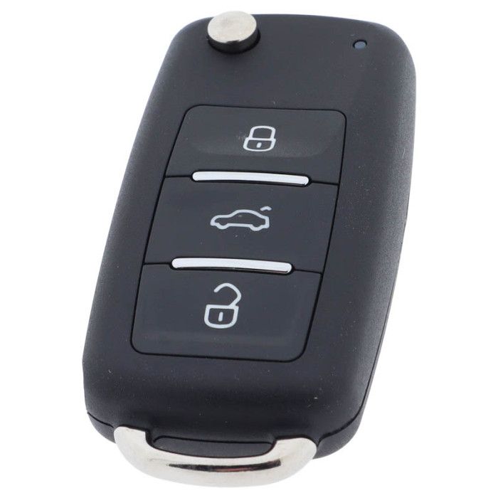 Volkswagen 3-knapps vikbar nyckel med elektronik - ID48- HU66 - 5K0837202Q