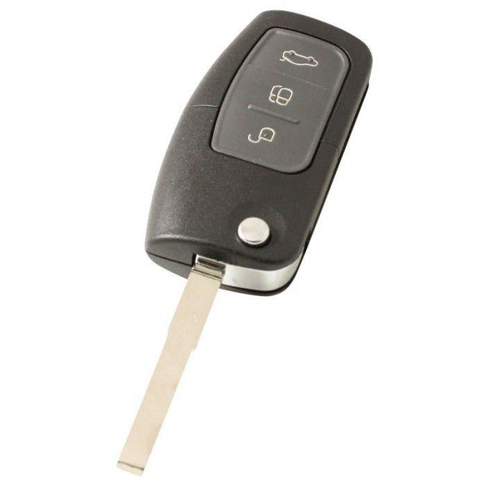 Ford 3-knapps vikbart nyckelblad rakt main product photo