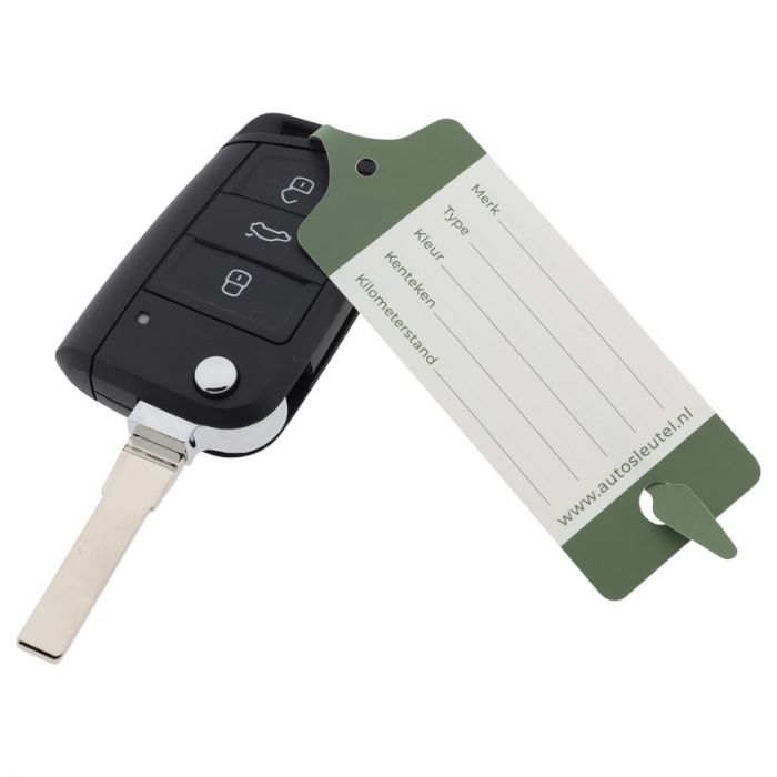 Nyckelbrickor med fast insatsremsa - bunt per 100 st main product photo