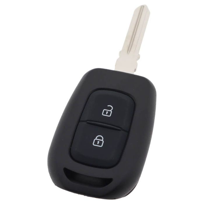 Renault 2-knapps nyckelhus - nyckelbladets spets (modell 3) main product photo