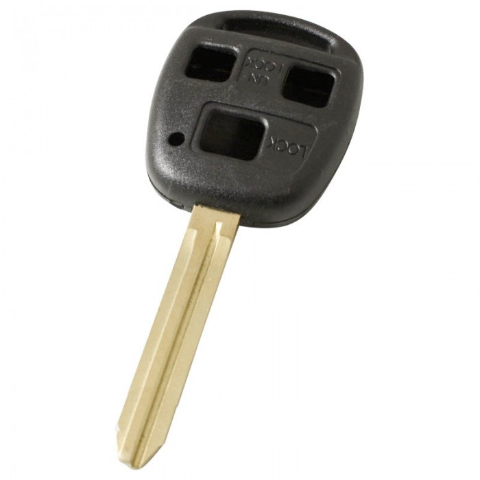 Toyota 3-knapps nyckelhus - nyckelbladets spets (+/- 47 mm) Image