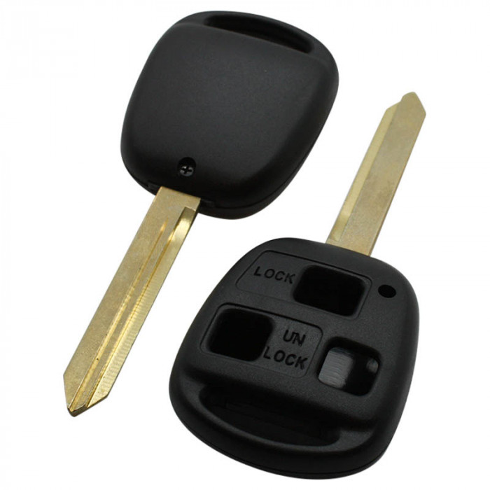 Toyota 3-knapps nyckelhus - nyckelbladets spets (+/- 49 mm) Image