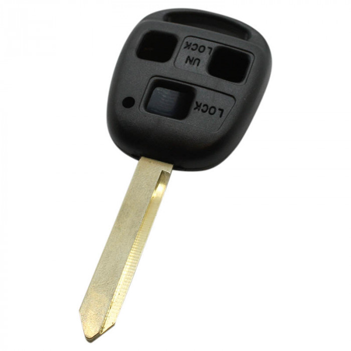 Toyota 3-knapps nyckelhus - nyckelbladets spets (+/- 49 mm) Image