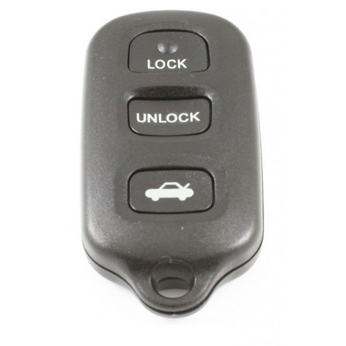 Toyota 3-knapps fjärrkontroll med panikknapp (utan logotyp) Image