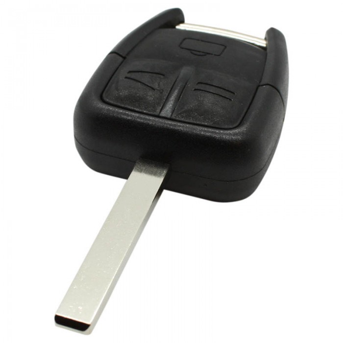 Opel 3-knapps nyckelhus - nyckelblad rakt (modell 2) Image