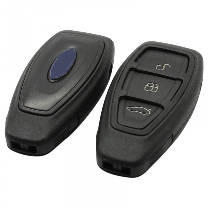Ford 3-knapps Smart Key - nyckelblad rakt Image