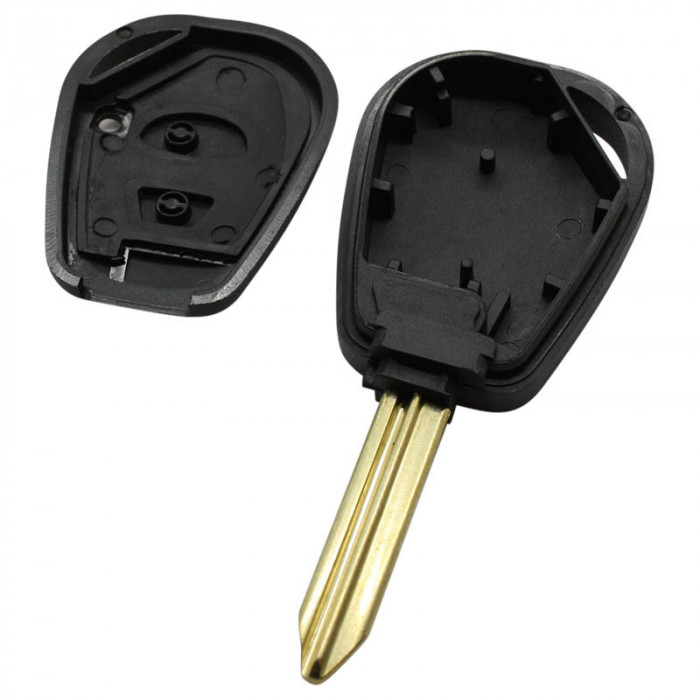 Citroën 2-knapps nyckelhus - nyckelblad korsformad - modell 3 Image