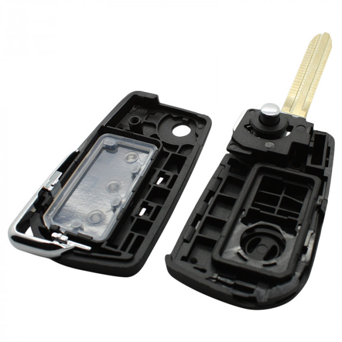 Toyota 2-knapps vikbar nyckel - nyckelbladets spets Image