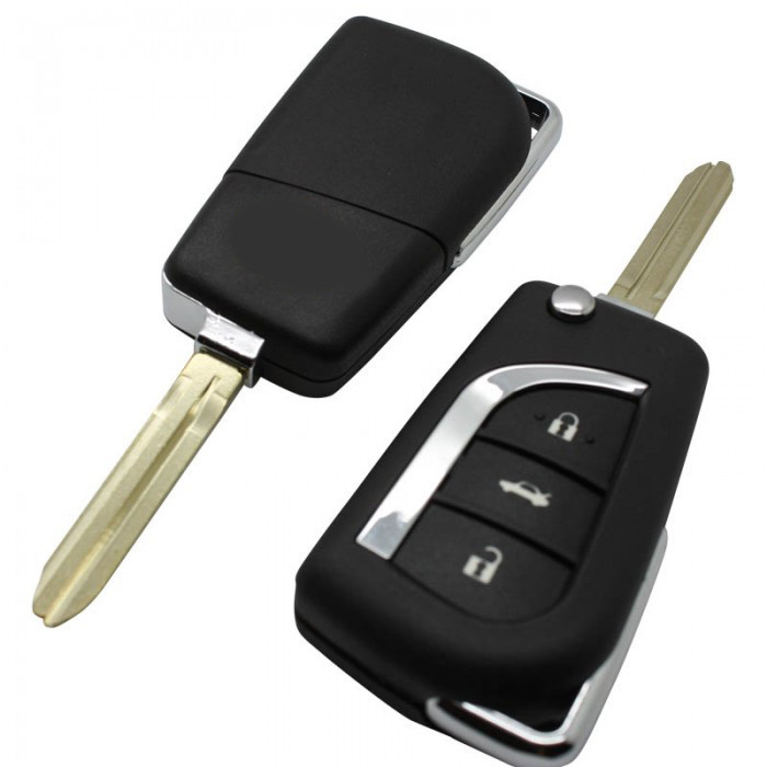 Toyota 3-knapps vikbar nyckel - nyckelbladets spets Image
