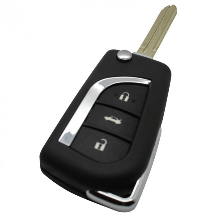 Toyota 3-knapps vikbar nyckel - nyckelbladets spets Image