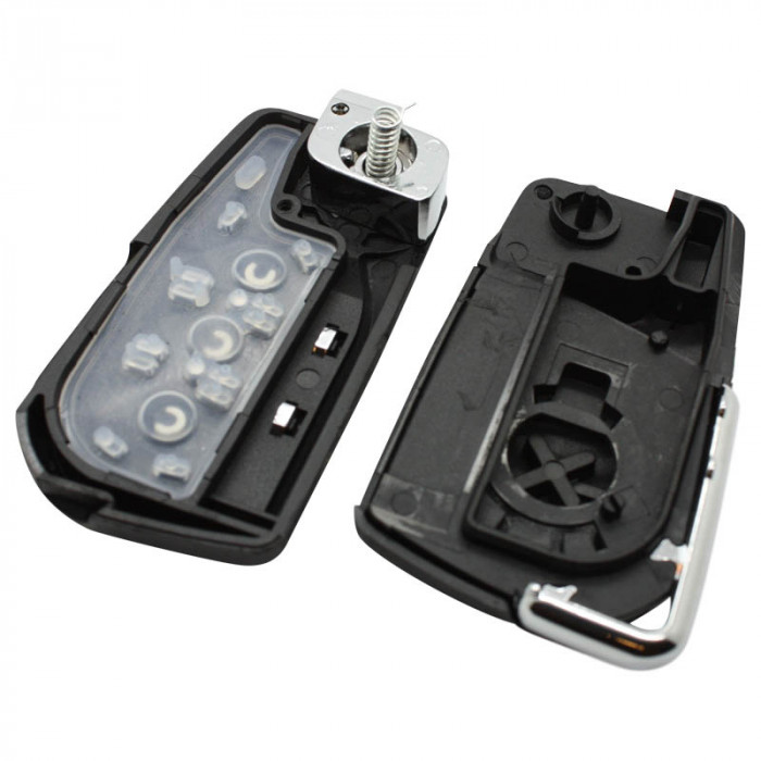 Toyota 3-knapps vikbar nyckel - nyckelblad rak Image