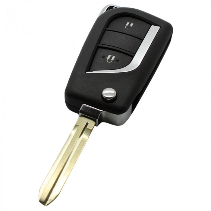 Toyota 2-knapps vikbar nyckel - nyckelbladets spets Image