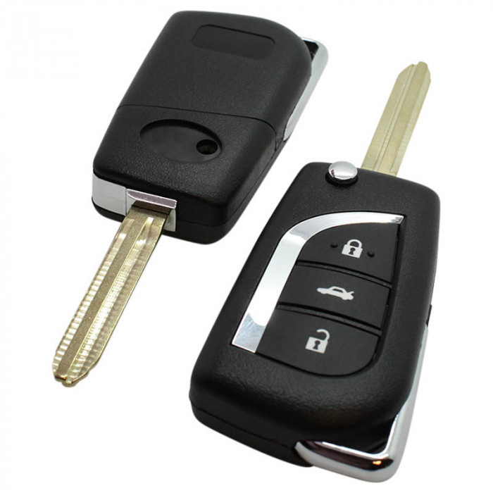 Toyota 3-knapps vikbar nyckel - nyckelbladets spets (modell 2) Image