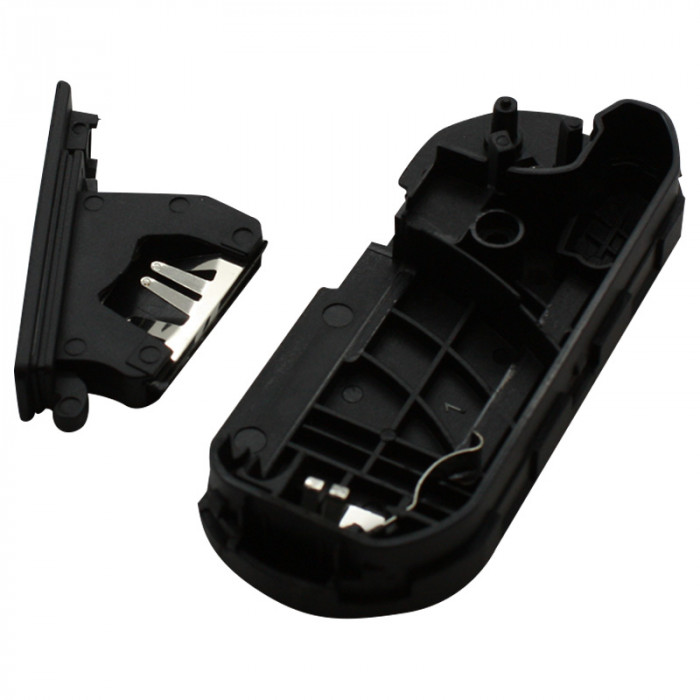 Fiat 3-knapps viknyckel mörkblå - nyckelblad rak Image