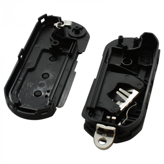 Fiat 3-knapps viknyckel mörkblå - nyckelblad rak Image