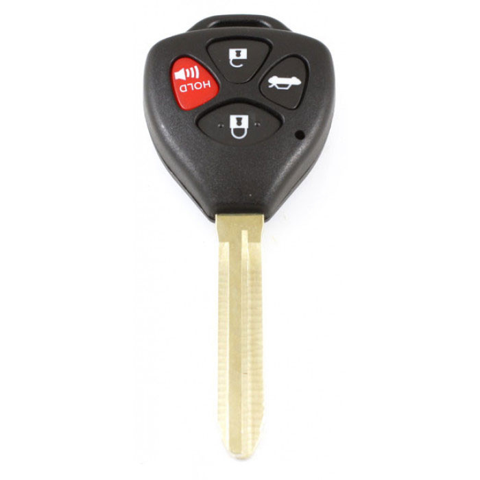 Toyota 3-knapps nyckelhus med panikknapp - nyckelbladets spets (+/- 48 mm) Image