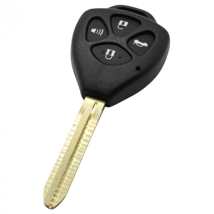 Toyota 4-knapps nyckelhus - spets för nyckelblad (TOY43) Image