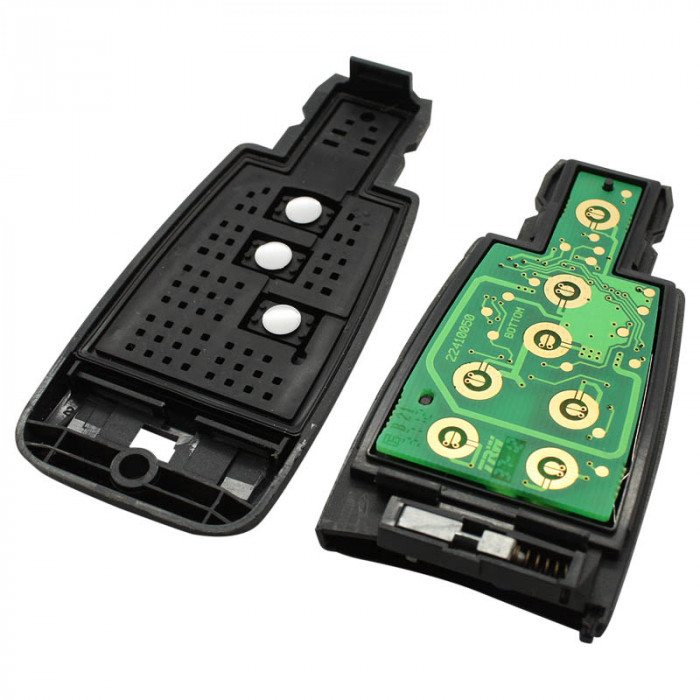 Fiat 3-knapps smart nyckelhus med elektronik 433MHZ Image