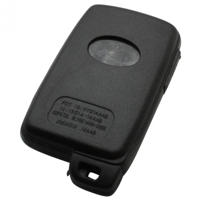 Toyota 2-knapps smart nyckel med elektronik 433MHZ - ID47 transponder - FSK F433-kort - Toyota Carolla Image