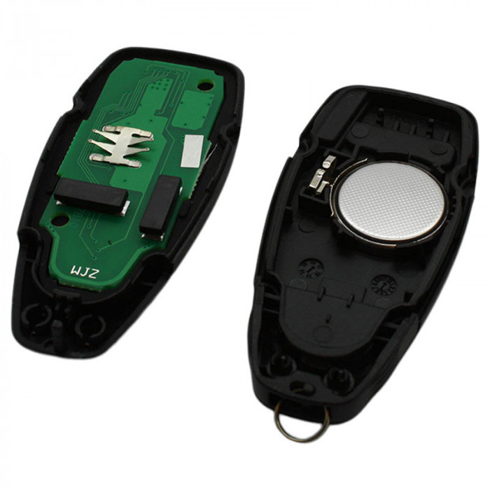 Ford 3-knapps smart nyckel med elektronik 433MHZ - PCF7953 - ID49-transponder Image
