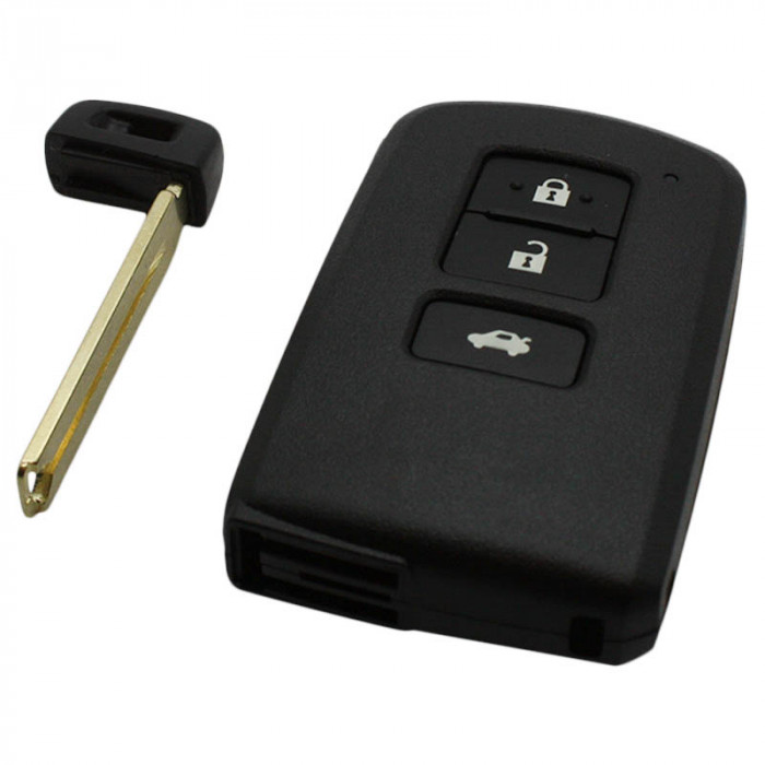 Toyota 3-knapps Smart Key med elektronik 433/434MHZ - ID74-transponder - Toyota RAV4 Image