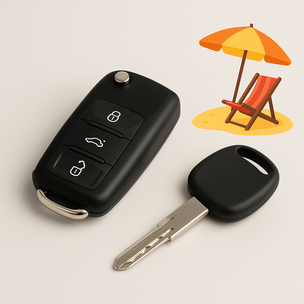 Sommaren 2025 på semester? Så här undviker du problem med bilnyckeln när du är på väg