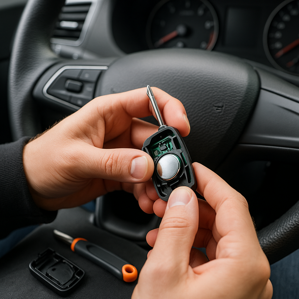 Går det att reparera en fjärrstyrd bilnyckel?