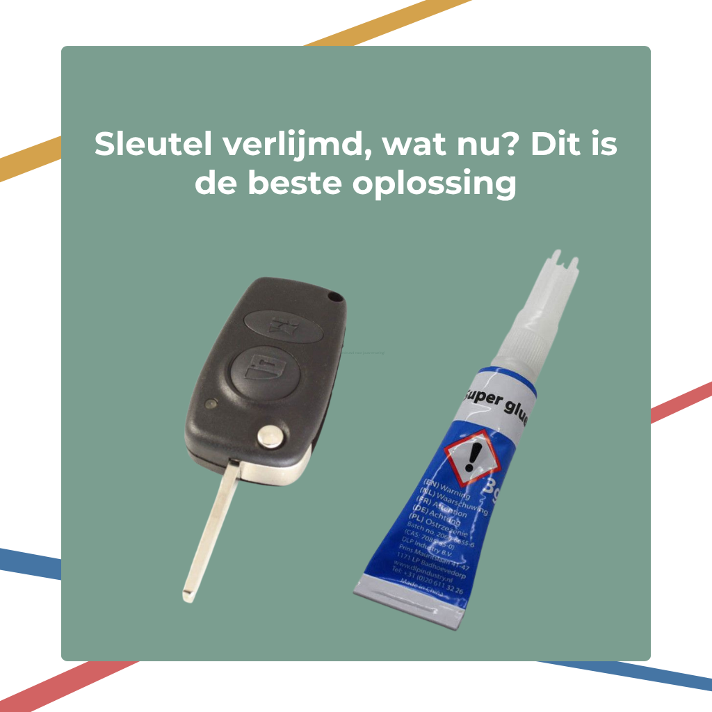 Sleutel verlijmd, wat nu? Dit is de beste oplossing