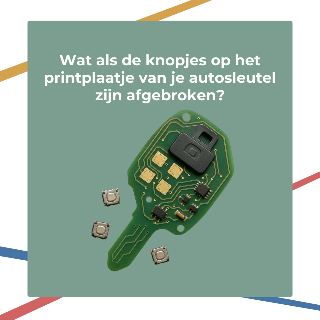 Vad händer om knapparna på kretskortet på din bilnyckel har gått av?