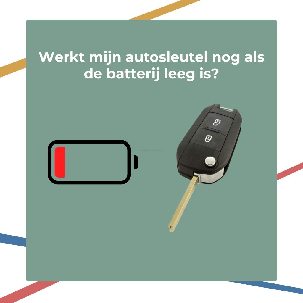 Fungerar min bilnyckel fortfarande om batteriet är urladdat?